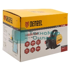 Насос Denzel GP600 садовый поверхностный 600Вт 3000л/ч подъем 35м