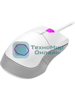 Мышь проводная Cooler Master MM-310-WWOL1 белый, 12000 dpi, USB Type-A, кнопки - 6