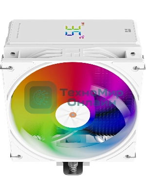 Кулер для процессора Thermalright Assassin X 120 R Digital ARGB White (4-pin PWM, 151mm, Al/Cu, 4x6mm, ARGB, 1x120mm, 70.84CFM, 29.8dBA, 2000RPM, S: 1851/1700/1200/115X, AM5/AM4, white)