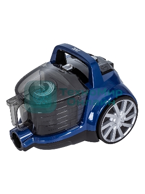 Пылесос JVC JH-VC405 черный/синий, 360/2050 Вт, уборка сухая, пылесборник контейнер 2 л