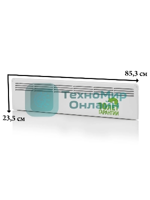 Конвектор электрический Ensto FinnHeat MINI EPHBMM05PR белый, 500 Вт, 8 м2, механический термостат