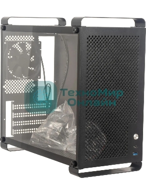 Компьютерный корпус Accord ACC-GCUB4 черный без БП mATX 1x92мм 1xUSB 3.0 1xUSB3.1 audio