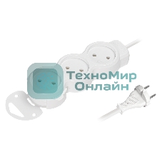 Удлинитель бытовой Smartbuy (SBE-10-3-07m-N) 3 гн х 7,0 м белый