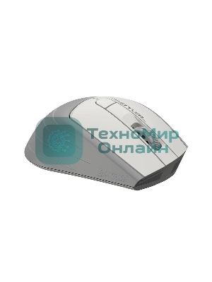 Мышь беспроводная A4Tech Fstyler FG30 белый/серый, 2000 dpi, радиоканал, USB, кнопки - 5