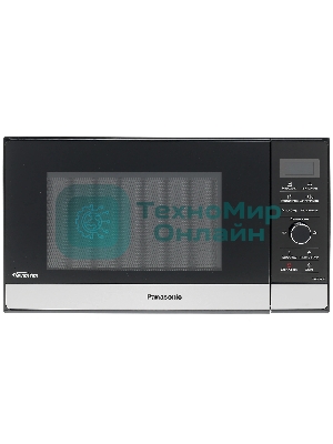 Микроволновая печь Panasonic NN-SD38HSZPE черный/серебристый, 23 л, 1000 Вт, переключатели - сенсор, поворотный механизм