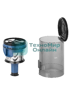 Пылесос вертикальный BBK BV3005 серый/синий, питание от аккумулятора, 160 Вт, уборка сухая, пылесборник 0.6 л