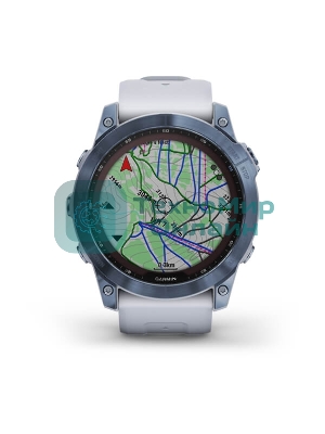 Умные часы Garmin Fenix 7x Sapphire Solar синий минерал 51мм