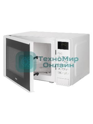 Микроволновая печь BBK 20MWS-728S/W белый/черный, 20 л, 700 Вт, переключатели - сенсор