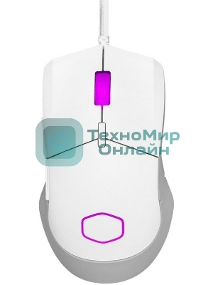 Мышь проводная Cooler Master MM-310-WWOL1 белый, 12000 dpi, USB Type-A, кнопки - 6