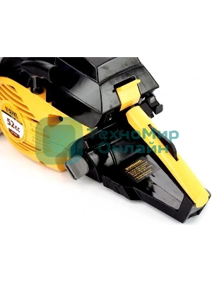 Пила цепная бензиновая Denzel DGS-5218, шина 45 см, 52см3, 3,5 л.с., шаг 0,325, паз 1,5 мм,