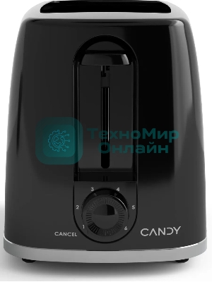 Тостер Candy CT-253 650Вт черный