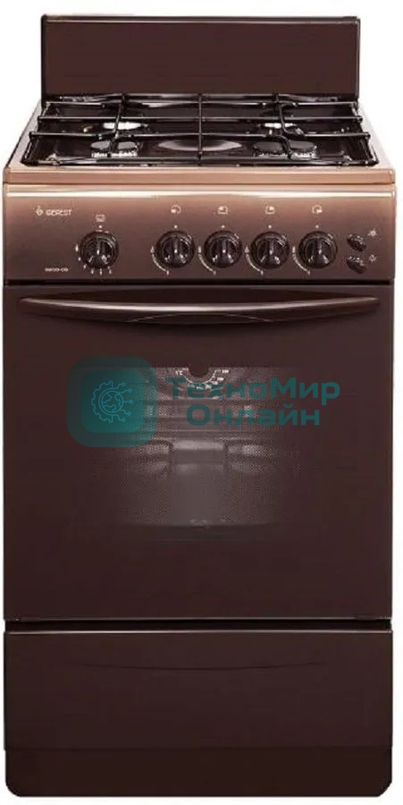 Плита газовая Gefest ПГ 3200-06 К36 коричневый, конфорок 4 шт, духовка 42 л, 50 см x 85 см x 53 см