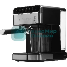 Кофеварка эспрессо Polaris PCM 1540 нержавеющая сталь, исп. кофе - молотый/капсулы, 1.8 л, 1400 Вт, 15 бар