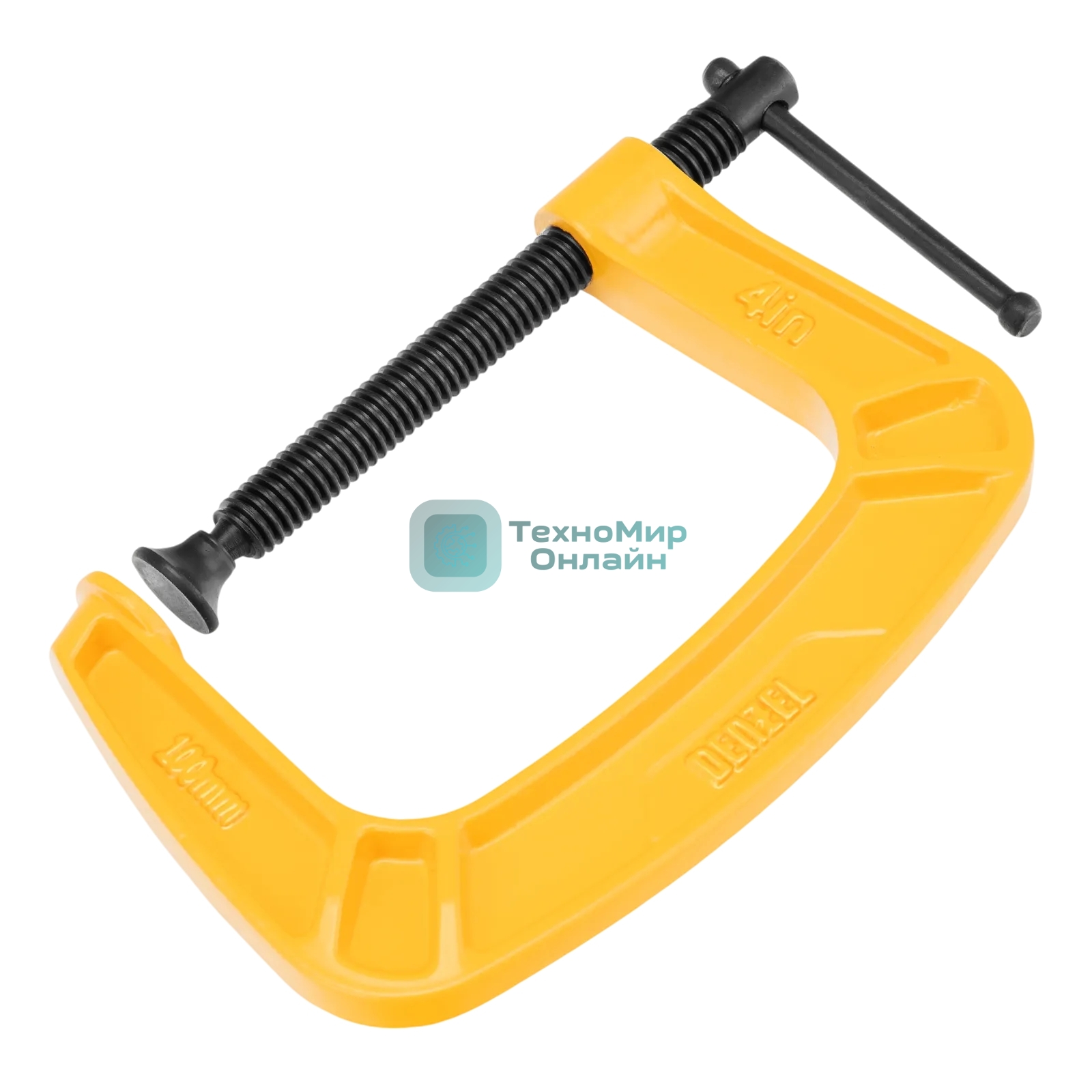 Струбцина Denzel G-образная, усиленная, 100 мм