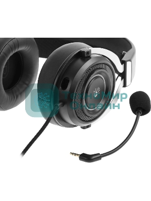 Гарнитура Bloody G535P чёрный/серебристый, проводная, подсветка