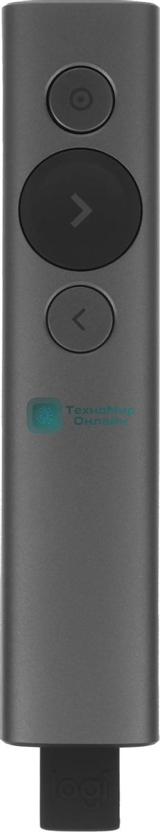Презентер Logitech Spotlight Radio USB (30м) серый