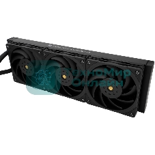 Система жидкостного охлаждения Thermalright Core Vision 360 Soc-AM5/AM4/1200/1700/1851 черный 4-pin 28.1dB Al LCD Ret (C-VISION-360-BL)
