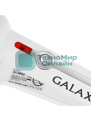 Щипцы для завивки волос Galaxy Line GL4602 белый, 16 мм, 200 °C, 1 режим