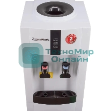 Кулер Aqua Work 16-LDR напольный, электронный, белый/черный