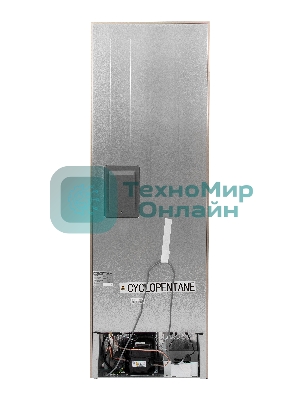 Холодильник Smile SRF348BGT бежевый мрамор двухкамерный 215/95 л морозилка снизу, No Frost