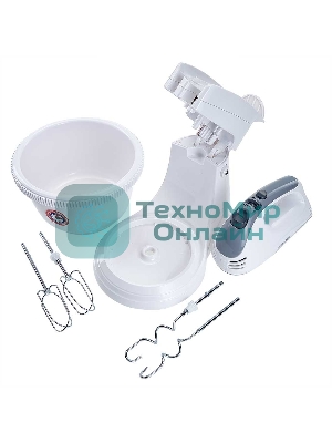 Миксер DELTA LUX DE-7901C белый с серым