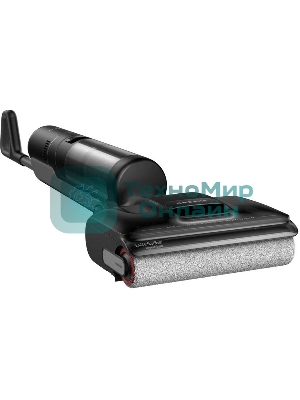 Пылесос вертикальный моющий Dreame H12Pro Flex Reach черный, питание от аккумулятора, 400 Вт, уборка влажная/сухая, пылесборник 0.7 л