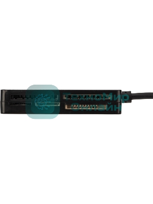 Кард-ридер Rexant 18-4118/черный/MS/MS PRODUO/M2/MMC/SD/microSD/microSDHC/microSDXC/USB Type-C/пластик