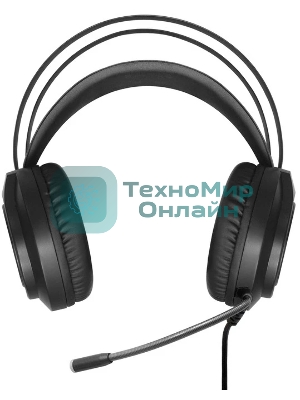 Гарнитура Exegate Cosmos HS-702GL чёрный, проводная, USB, виртуальный звук 7.1, подсветка