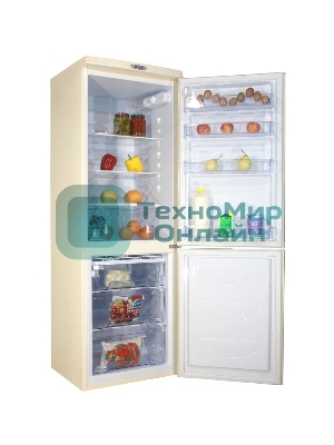 Холодильник DON R-290 S слоновая кость двухкамерный 209/101л морозилка снизу
