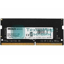Оперативная память AMD Radeon R9, DDR4, 4GB (1x4GB), 3200 MHz, CL22, без радиатора, SO-DIMM, OEM