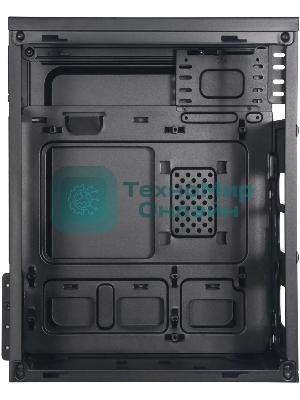Компьютерный корпус KingPrice KPCC-MN208 черный без БП mATX 1x80мм 2x120мм 2xUSB 2.0 audio