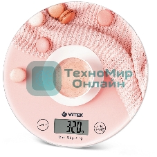 Весы кухонные электронные Vitek VT-8012 макс.вес:10кг рисунок