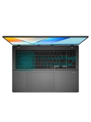 Ноутбук ASUS Vivobook S16 S3607CA-SH100 серый Intel Core Ultra 5 225H 1.7 GHz/DDR5 16Gb 512Gb PCIE G4 SSD/Intel UHD Graphics 16