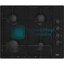 Газовая варочная панель Beko HIGG 64123 SB черный
