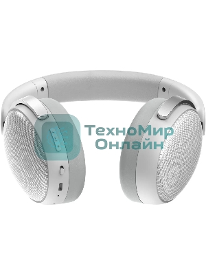 Беспроводные/проводные наушники A4Tech Bloody BH350C белый, полноформатные, Bluetooth + проводной