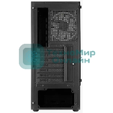 Корпус ATX AeroCool Bionic-G-BK-v2 4710562758672 черный, без БП, 2*USB 3.0, USB 2.0, HD Audio