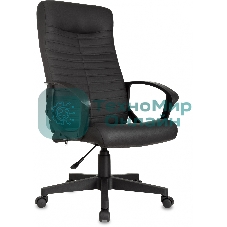 Кресло Бюрократ CH-480LT черный, экокожа