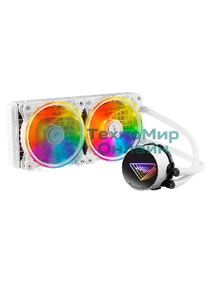 Система жидкостного охлаждения XPG Levante X 240, белый 120мм алюминий+медь 2000rpm 18.17db 4-pin 250W