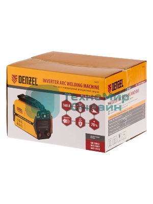 Аппарат инвертор. дуговой сварки Denzel DS-160 Compact, 160 А, ПВ 70%, диам.эл. 1,6-3,2 мм