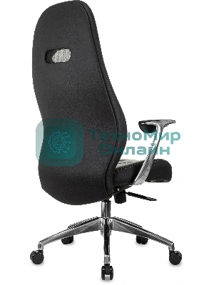 Кресло Бюрократ Zen/Black черный, кожа