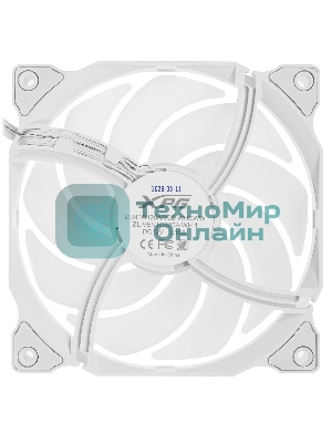 Вентилятор для корпуса ADATA XPG VENTO 120 ARGb белый, 120 мм, 1850 об/мин, 21 дБ, 3 pin
