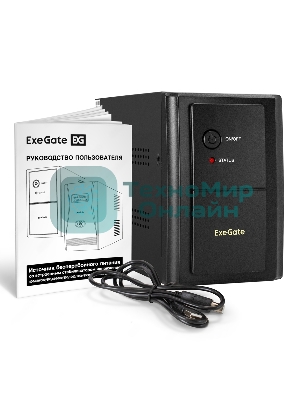 Источник бесперебойного питания ExeGate EX292607RUS SpecialPro UNB-2000.LED.AVR.1SH.2C13.RJ.USB 2000VA/1200W, LED, AVR,1*Schuko+2*C13, RJ45/11, USB, металлический корпус, черный