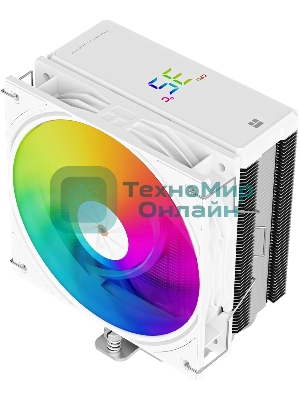 Кулер для процессора Thermalright Assassin X 120 R Digital ARGB White (4-pin PWM, 151mm, Al/Cu, 4x6mm, ARGB, 1x120mm, 70.84CFM, 29.8dBA, 2000RPM, S: 1851/1700/1200/115X, AM5/AM4, white)