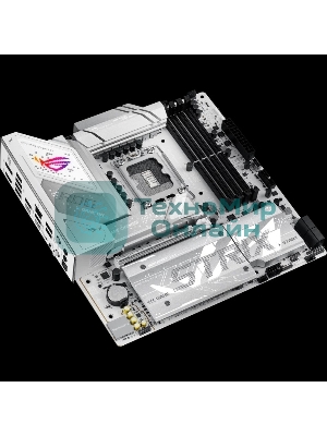 Материнская плата ASUS ROG STRIX B860-G GAMING WIFI, LGA 1851, Intel B860, 4xDDR5, 4xSATA, 4xM.2, 1xPCIe 5.0 x16, 1xDP, 1xHDMI, 1xThunderbolt 4, 1x 2.5Gb LAN, 1xUSB-C 20Gbps, 1xUSB-A 10Gbps, 3xUSB-A 5Gbps, 4xUSB-A 2.0, 2x3.5 мм, 7.1, mATX