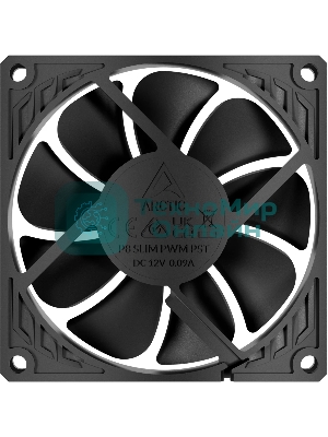 Вентилятор для корпуса ARCTIC P8 SLIM PWM PST Black (ACFAN00295A) черный 80мм 3000rpm 4-pin