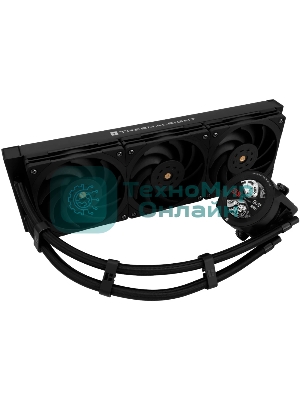Система жидкостного охлаждения Thermalright Core Vision 360 Soc-AM5/AM4/1200/1700/1851 черный 4-pin 28.1dB Al LCD Ret (C-VISION-360-BL)