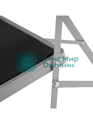 Стремянка стальная Сибртех, 5 широких ступеней 20х30 см с полимерным покрытием