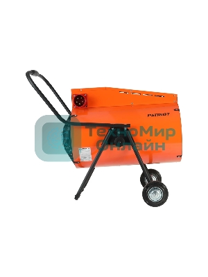 Тепловентилятор Patriot PT-R 24, оранжевый/черный, 24 кВт, 380В, терморегулятор