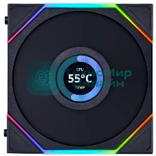 Корпусный вентилятор LIAN LI UNI FAN TL LCD (3pcs) G99.12TLLCD3B.00 черный 120мм 1900rpm 27db 7-pin