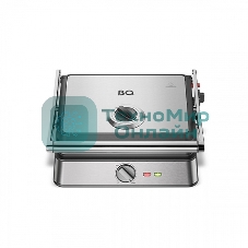 Гриль электрический BQ GR3007, черный/стальной